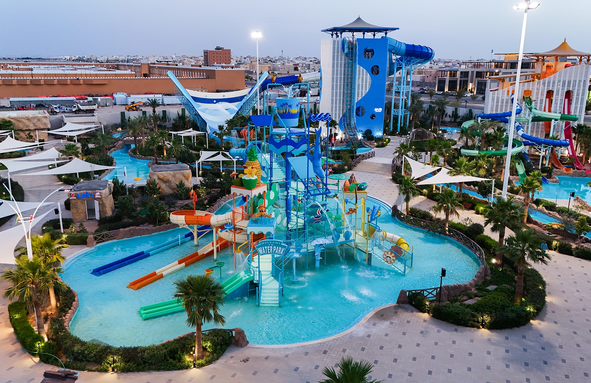 Cala Water Park grounds, where Khopcha is listed among the dining outlets